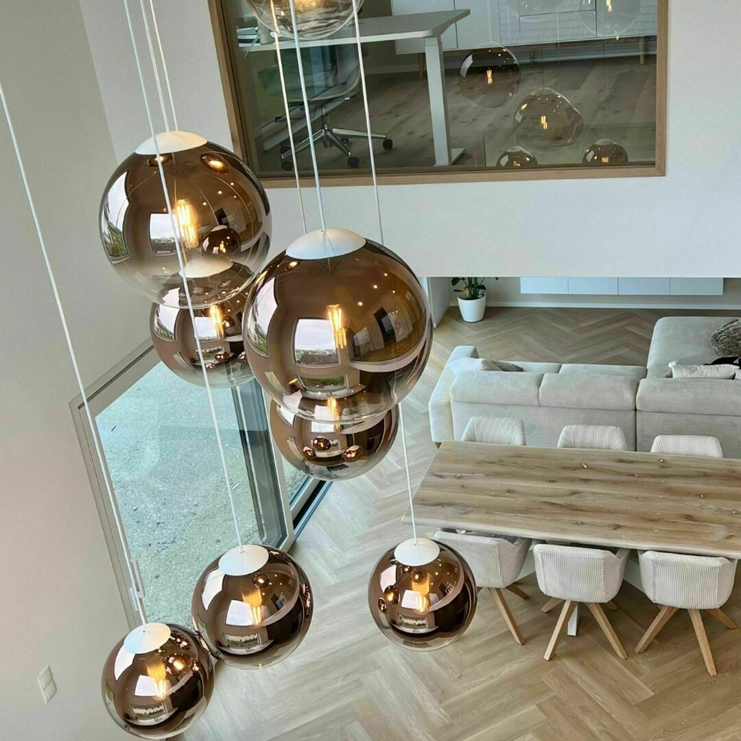 Jelölje be Csillár s.luce Orb üveggömb barna 40 cm modern függeszték Csillár s.luce Orb üveggömb barna 40 cm modern függeszték