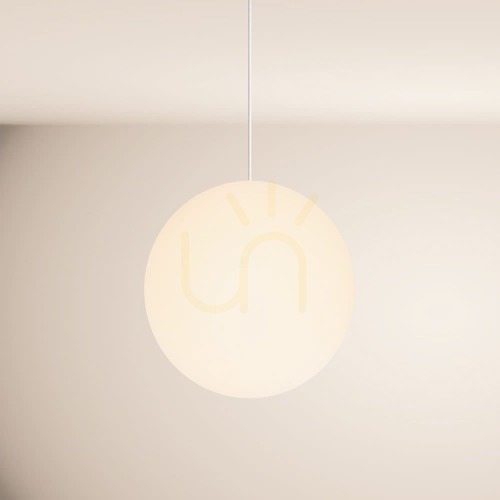 Jelölje be Csillár s.luce Orb üveggömbös függesztett lámpa fehér 40 cm