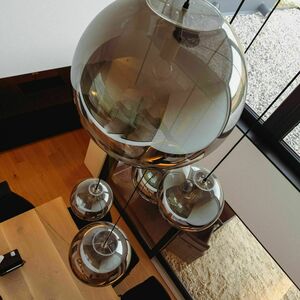 Függőlámpa s.luce Orb üveggömb fehér 50 cm E27 150 cm small 11