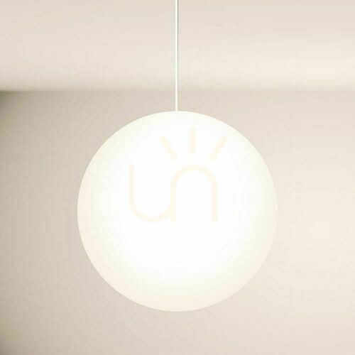 Jelölje be Függőlámpa s.luce Orb üveggömb fehér 50 cm E27 150 cm