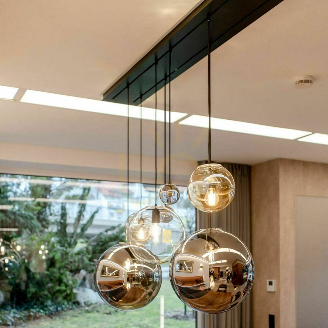 Kijelző Függőlámpa s.luce Orb üveggömb aranysárga 20 cm E27 modern Függőlámpa s.luce Orb üveggömb aranysárga 20 cm E27 modern