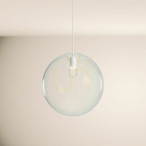 Jelölje be Függőlámpa s.luce Orb üveggömb füstös E27 20 cm, modern, dimmelhető