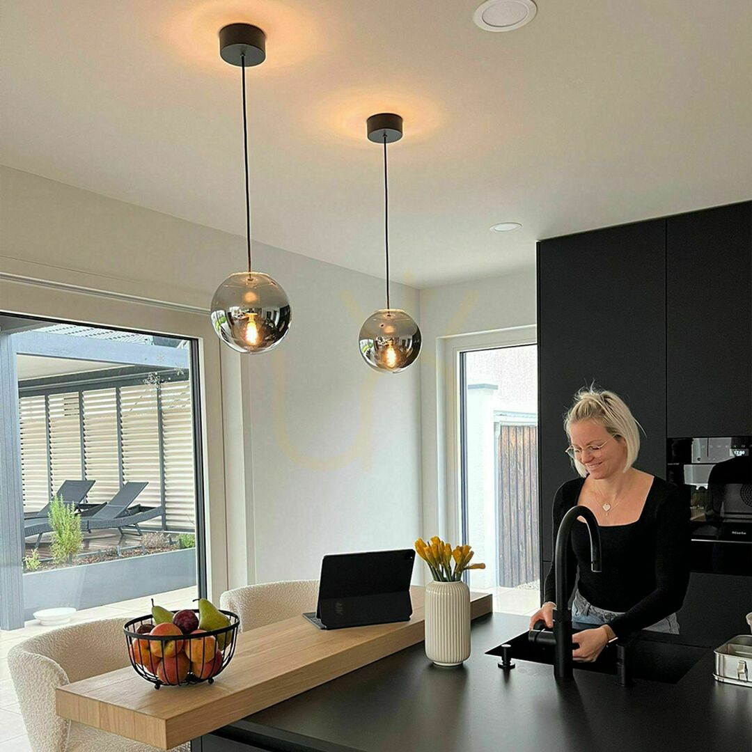 Jelölje be Függőlámpa s.luce Orb üveggömb fehér 40 cm E27 modern Függőlámpa s.luce Orb üveggömb fehér 40 cm E27 modern