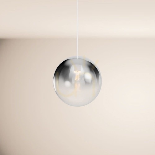 Jelölje be Függőlámpa s.luce Orb füstös üveg 30 cm E27 modern