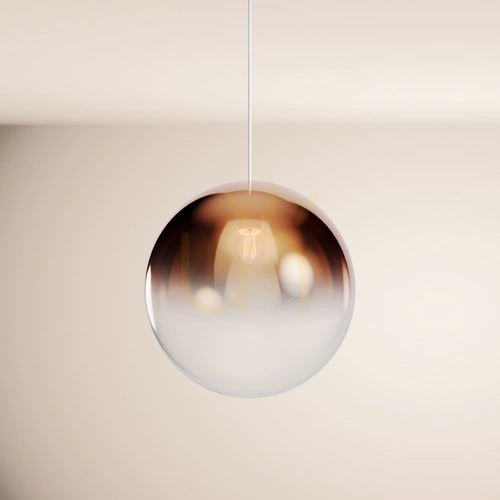 Jelölje be Függőlámpa s.luce Orb réz üveg 40 cm E27 dimmelhető