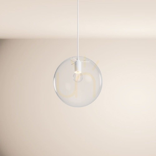 Jelölje be Függőlámpa s.luce Orb üveggömb átlátszó E27 30 cm modern