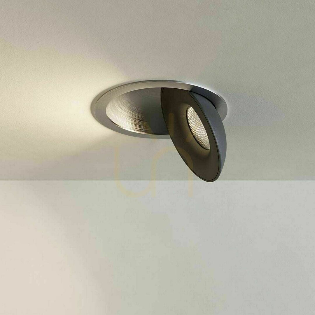 Kilátás Süllyesztett LED spotlámpa s.luce Santa Deep fekete, dimmelhető, forgatható Süllyesztett LED spotlámpa s.luce Santa Deep fekete, dimmelhető, forgatható