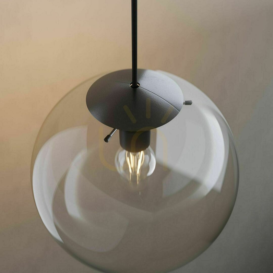 Előadás Lámpabúra s.luce Orb fekete műanyag 30 cm kerek modern Lámpabúra s.luce Orb fekete műanyag 30 cm kerek modern