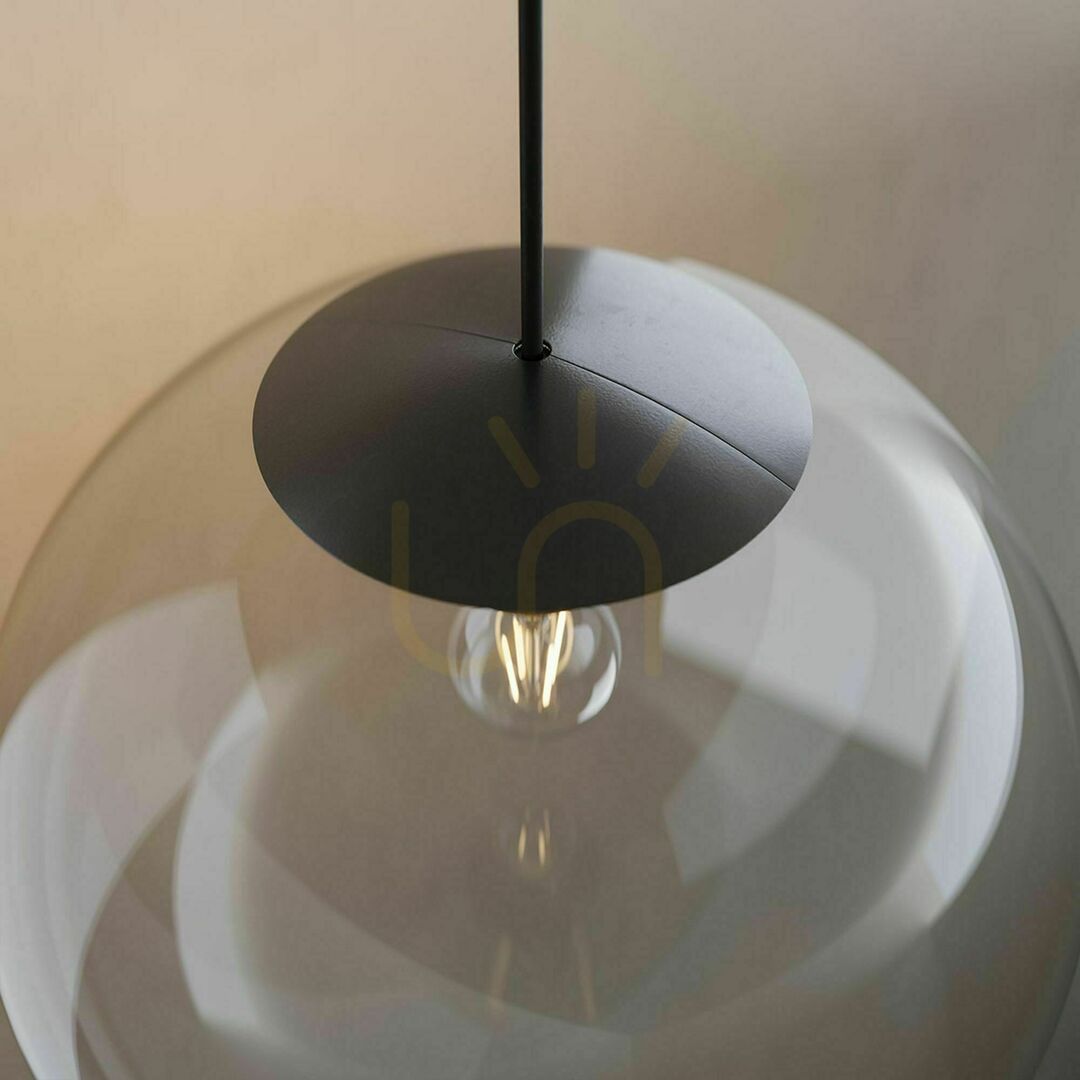 Jelölje be Lámpabúra s.luce Orb fekete műanyag 30 cm kerek modern Lámpabúra s.luce Orb fekete műanyag 30 cm kerek modern