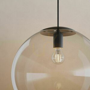 Lámpabúra s.luce Orb fekete műanyag kerek 20 cm small 2