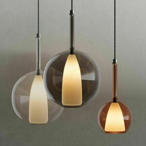 Belluna 3-lámpás függőlámpa füstös üveg, s.luce, E14, 120 cm 5 Belluna 3-lámpás függőlámpa füstös üveg, s.luce, E14, 120 cm small 5