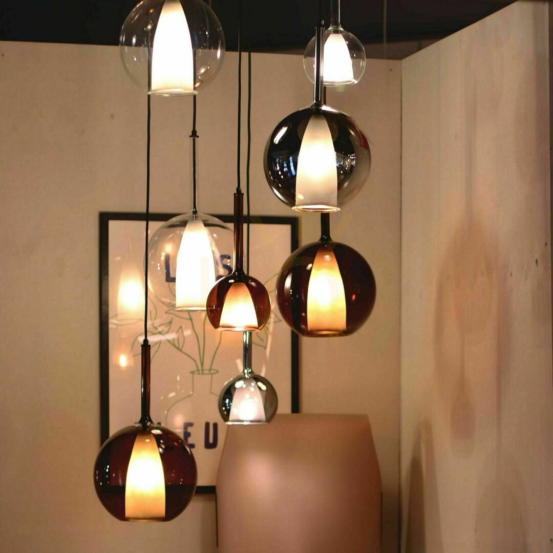 Előnézet s.luce Belluna 3-égős üveg csillár, átlátszó, Ø40 cm, E27, dimmelhető s.luce Belluna 3-égős üveg csillár, átlátszó, Ø40 cm, E27, dimmelhető