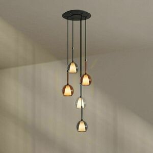 Csillár s.luce Belluna 5-lámpás galéria-lámpa Ø 60 cm small 5