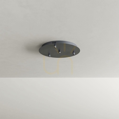 Jelölje be Csillár s.luce Echos 3 fényforrásos füstszínű üveg és fekete fém E27, 18 cm