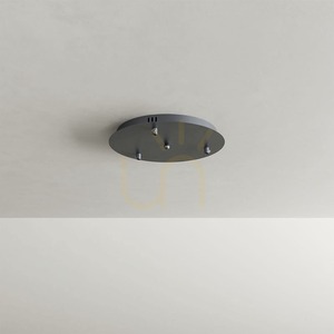 s.luce Echos 190834 — 3 × E27 csillár, barna üveg, fekete mennyezeti elem Ø40 cm small 1