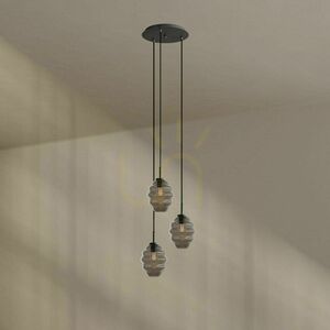 Csillár s.luce Echos 3 karos galériavilágító, fehér üveg-fém, Ø40 cm 2 Csillár s.luce Echos 3 karos galériavilágító, fehér üveg-fém, Ø40 cm small 2