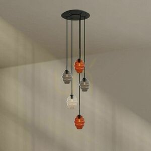 Csillár s.luce Echos 5 karos galériavilágító üveg átlátszó Ø 60 cm 4 Csillár s.luce Echos 5 karos galériavilágító üveg átlátszó Ø 60 cm small 4