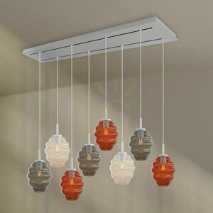 s.luce Echos 8-ágú csillár fehér üveg fém, 18 cm, modern, E27, dimmelhető 13 s.luce Echos 8-ágú csillár fehér üveg fém, 18 cm, modern, E27, dimmelhető small 13