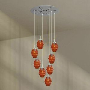 Csillár s.luce Echos 8 karos galériavilágító, üveg, átlátszó, Ø 80 cm 5 Csillár s.luce Echos 8 karos galériavilágító, üveg, átlátszó, Ø 80 cm small 5