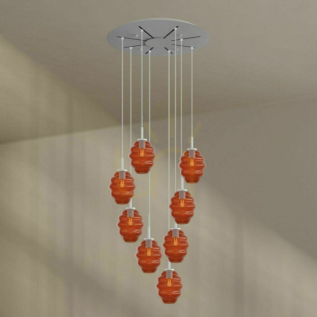 Jelölje be Csillár s.luce Echos 8 karos galériavilágító, üveg, átlátszó, Ø 80 cm Csillár s.luce Echos 8 karos galériavilágító, üveg, átlátszó, Ø 80 cm