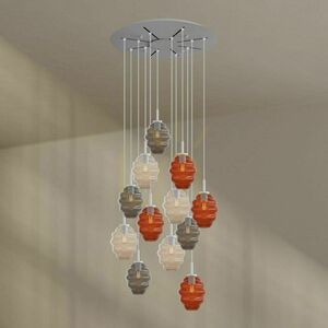 Csillár s.luce Echos 12 karos barna üveg fém Ø80 cm adagolás 9 Csillár s.luce Echos 12 karos barna üveg fém Ø80 cm adagolás small 9
