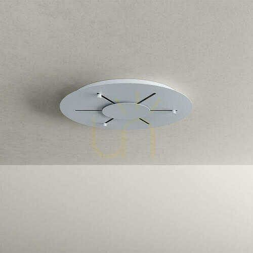 Jelölje be s.luce Velo függőlámpa, 5 fényforrás, barna üveg Ø18 cm, fehér mennyezeti takaró Ø60 cm