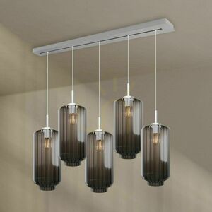 Csillár s.luce Velo 5 égős étkezőasztali függeszték barna üveg-fém 18 cm 8 Csillár s.luce Velo 5 égős étkezőasztali függeszték barna üveg-fém 18 cm small 8