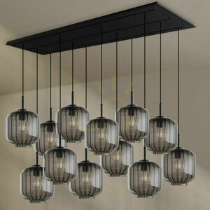 Csillár s.luce Velo 12-ágú barna üveg-fém 20 cm, modern, E27 1 Csillár s.luce Velo 12-ágú barna üveg-fém 20 cm, modern, E27 small 1