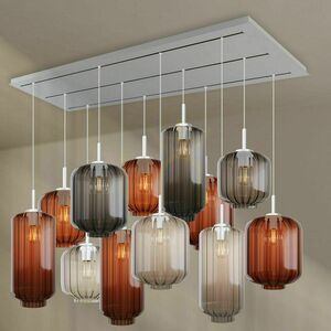 Csillár s.luce Velo fehér üveg-fém 12 karos E27 Ø18/20/25 cm 10 Csillár s.luce Velo fehér üveg-fém 12 karos E27 Ø18/20/25 cm small 10