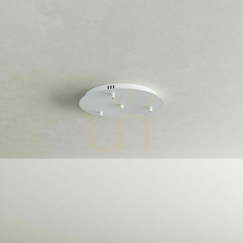 Jelölje be Csillár s.luce Velo háromkaros galériavilágító barna üveg-fém Ø40 cm Ø20 cm