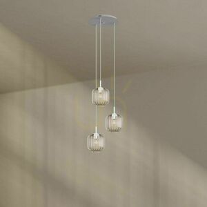 Csillár s.luce Velo háromkaros galériavilágító barna üveg-fém Ø40 cm Ø20 cm 7 Csillár s.luce Velo háromkaros galériavilágító barna üveg-fém Ø40 cm Ø20 cm small 7