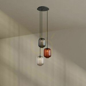 Csillár s.luce Velo 3 karos galériás lámpa fehér üveg, Ø40 cm, Ø25 cm árnyékoló 5 Csillár s.luce Velo 3 karos galériás lámpa fehér üveg, Ø40 cm, Ø25 cm árnyékoló small 5