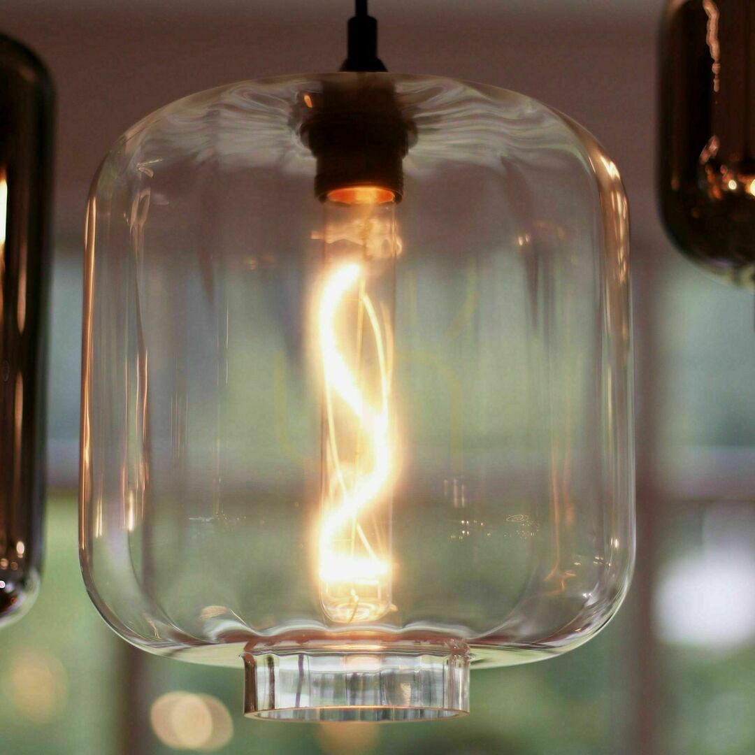 Jelölje be Csillár s.luce Velo 5-lámpás barna üveg-fém, Ø25 cm Csillár s.luce Velo 5-lámpás barna üveg-fém, Ø25 cm