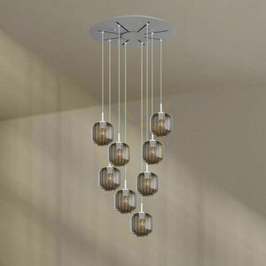 Csillár s.luce Velo 8 karos fehér üveg-fém modern E27 Ø80 cm 8 Csillár s.luce Velo 8 karos fehér üveg-fém modern E27 Ø80 cm small 8