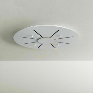 Csillár s.luce Velo 12 karos galériavilágító, barna üveg-fém, Ø 80 cm 13 Csillár s.luce Velo 12 karos galériavilágító, barna üveg-fém, Ø 80 cm small 13