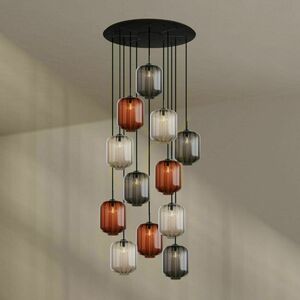 s.luce Velo 12 karú függőlámpa, átlátszó üveg, Ø80 cm 7 s.luce Velo 12 karú függőlámpa, átlátszó üveg, Ø80 cm small 7