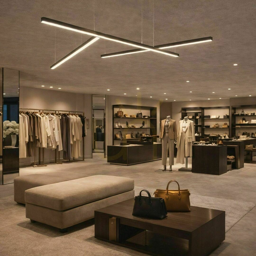 Előnézet Függőlámpa s.luce Oris Linear LED fehér alumínium 2700K 80W Függőlámpa s.luce Oris Linear LED fehér alumínium 2700K 80W