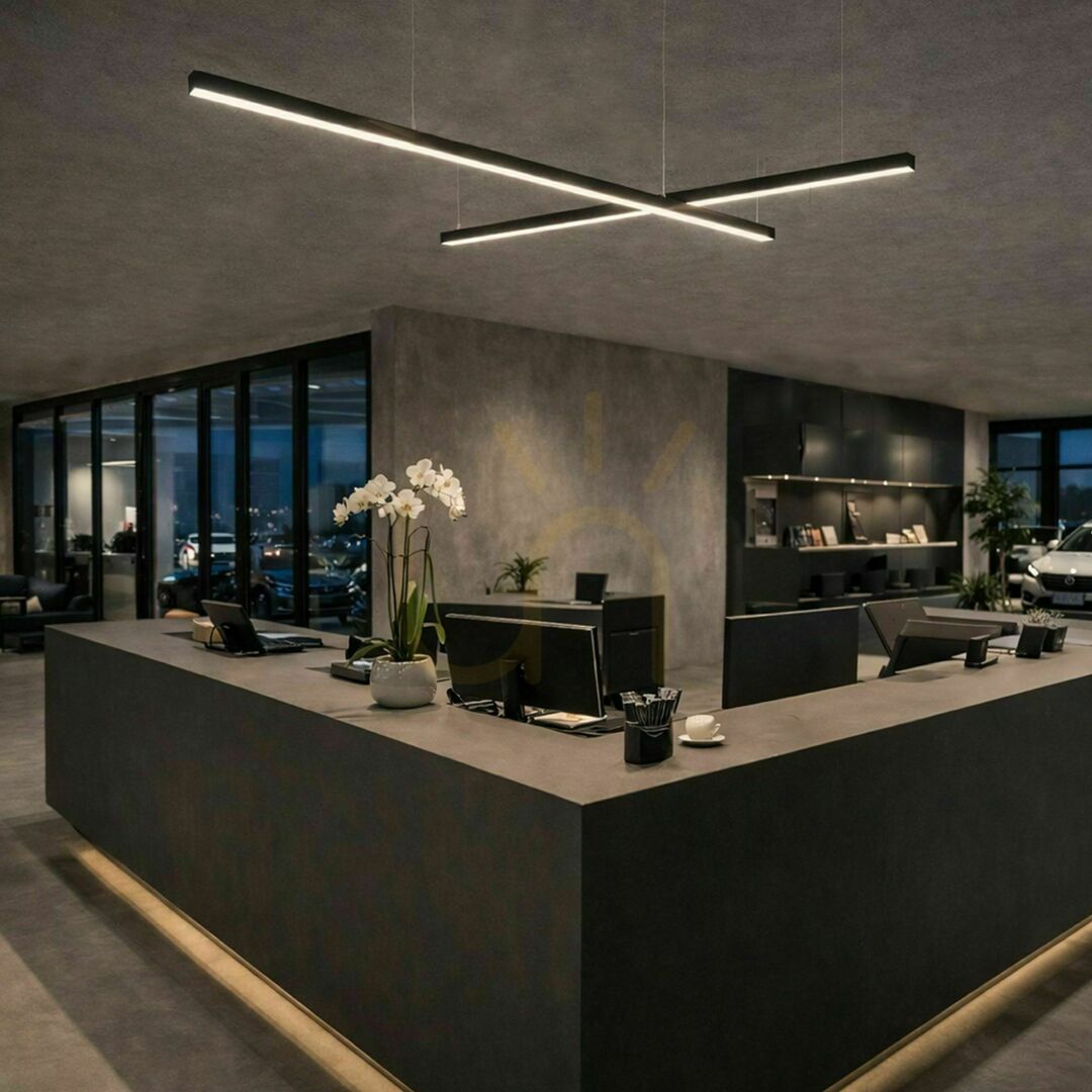 Kijelző Függőlámpa s.luce Oris Linear LED fehér alumínium 2700K 80W Függőlámpa s.luce Oris Linear LED fehér alumínium 2700K 80W