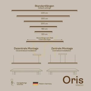 Függőlámpa s.luce Oris Linear LED fekete 160 cm 2700K alumínium eltла́r? small 6