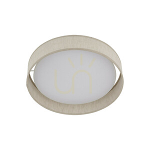 TK-Lighting DEMI LEN 11856 LED mennyezeti lámpa, bézs, Ø30 cm, CCT small 7