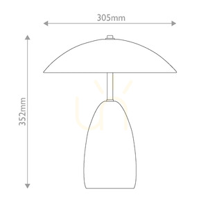 Poppy Medium LED asztali lámpa – sötétzöld, Elstead 5 Poppy Medium LED asztali lámpa – sötétzöld, Elstead small 5