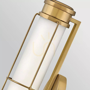 Saylor kis LED fali lámpa - Heritage Brass sárgaréz Elstead small 3