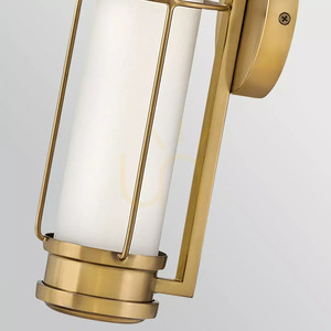 Saylor kis LED fali lámpa - Heritage Brass sárgaréz Elstead small 5