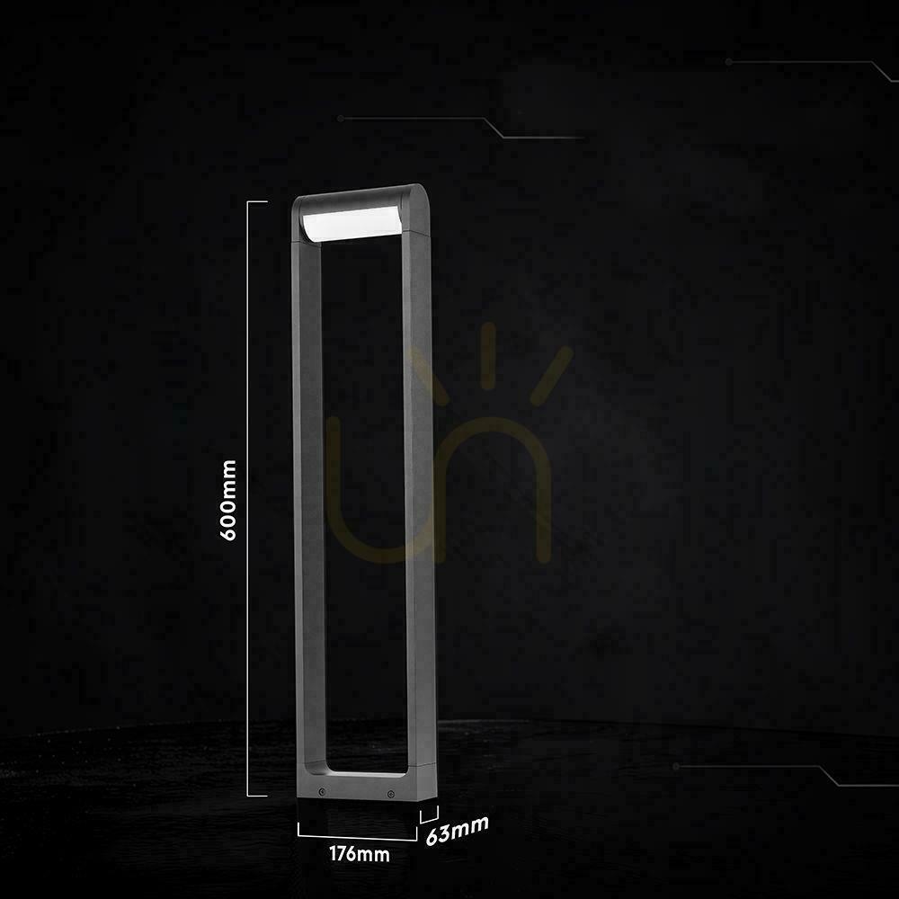 Kijelző 60 cm-es V-TAC kerti oszloplámpa, 10 W-os LED CREE chip-pel, állítható, IP65, fekete, VT-120011, 3000 K, 1550 lm, 6 év garancia 60 cm-es V-TAC kerti oszloplámpa, 10 W-os LED CREE chip-pel, állítható, IP65, fekete, VT-120011, 3000 K, 1550 lm, 6 év garancia