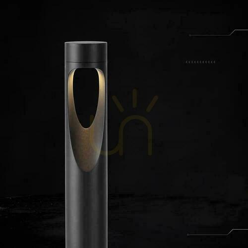Jelölje be 80 cm-es V-TAC kerti oszloplámpa, 6 W-os LED, CREE chip, IP65, fekete, VT-120006, 3000 K, 625 lm, 6 év garancia