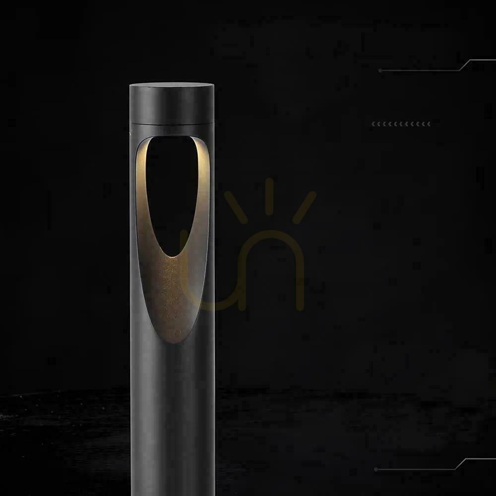 Kilátás 80 cm-es V-TAC kerti oszloplámpa, 6 W-os LED, CREE chip, IP65, fekete, VT-120006, 3000 K, 625 lm, 6 év garancia 80 cm-es V-TAC kerti oszloplámpa, 6 W-os LED, CREE chip, IP65, fekete, VT-120006, 3000 K, 625 lm, 6 év garancia
