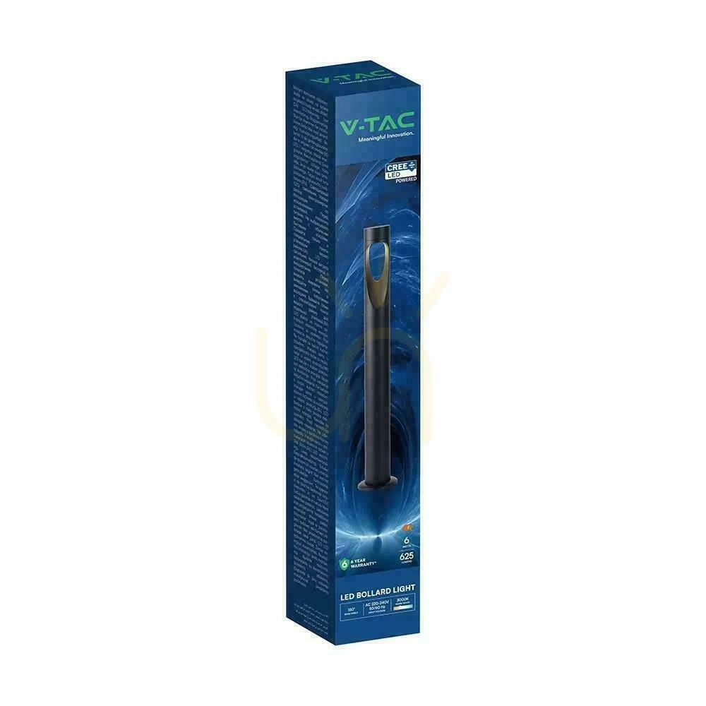 Előadás 80 cm-es V-TAC kerti oszloplámpa, 6 W-os LED, CREE chip, IP65, fekete, VT-120006, 3000 K, 625 lm, 6 év garancia 80 cm-es V-TAC kerti oszloplámpa, 6 W-os LED, CREE chip, IP65, fekete, VT-120006, 3000 K, 625 lm, 6 év garancia