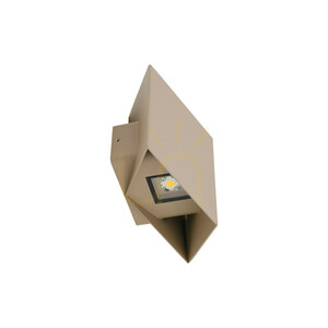 Cube Beige LED fali lámpa, IP54 small 3