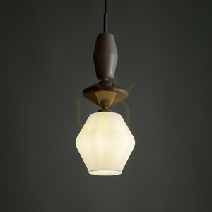 TK-Lighting ZEN Sabia Fuso White 11860 függőlámpa, 1×E14, fehér és bézs small 2
