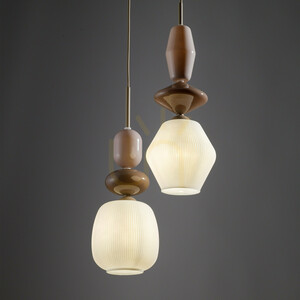 TK-Lighting ZEN Sabia Fuso White 11860 függőlámpa, 1×E14, fehér és bézs small 4